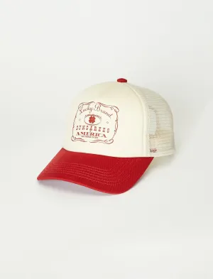 Lucky Brand Ed Trucker Hat Natural Lucky Brand