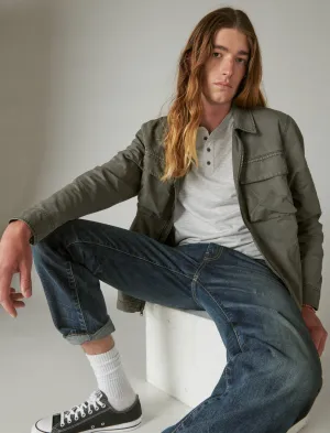 Lucky Brand Fleece Lined Shirt Jacket Raven Lucky Brand