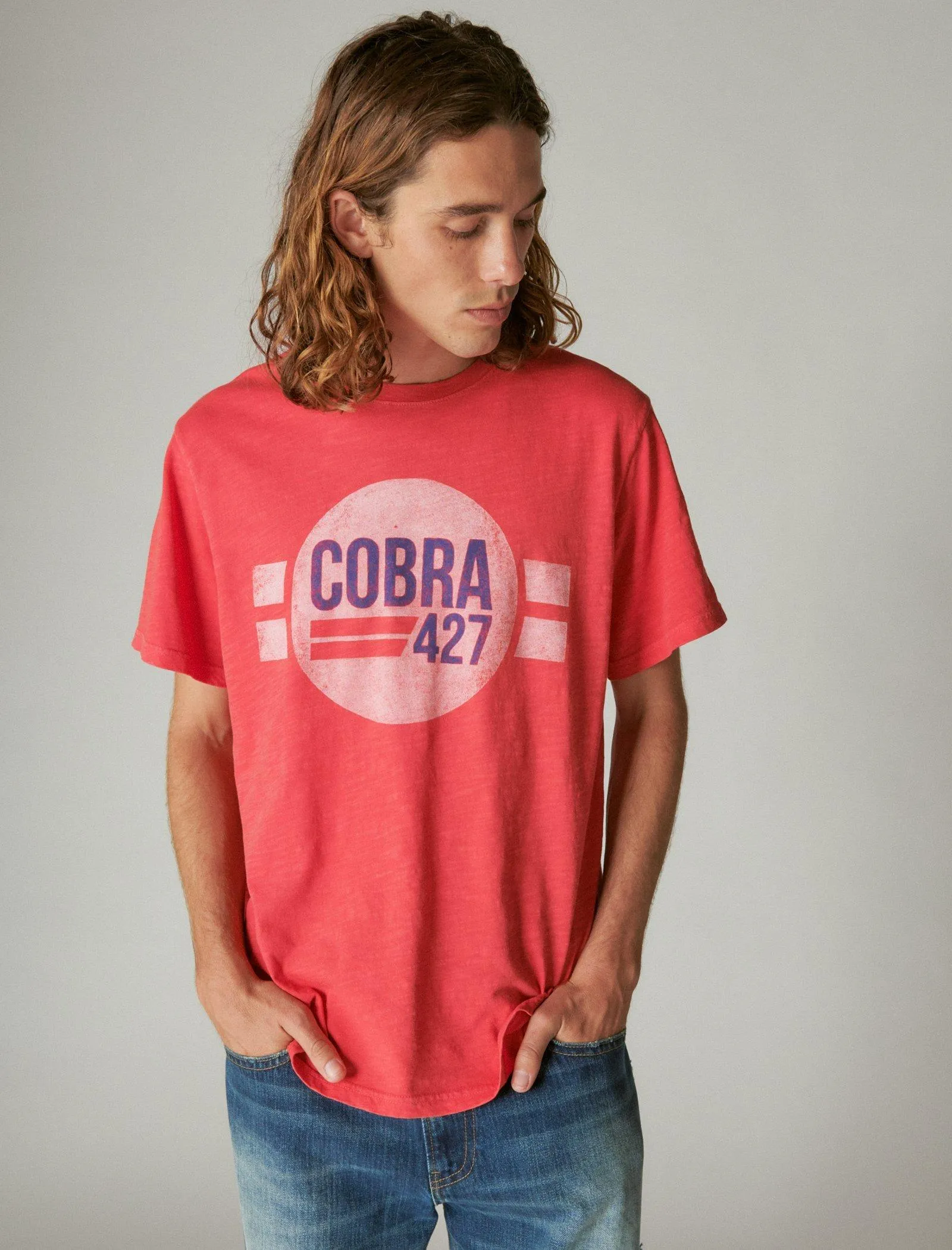 Lucky Brand Ford Cobra Tee Tomato Puree Lucky Brand