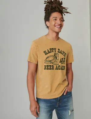 Lucky Brand Happy Beer Tee Wood Thrush Lucky Brand