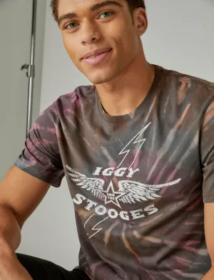 Lucky Brand Iggy Pop Graphic Tee Raven Lucky Brand