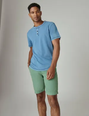 Lucky Brand Indigo Jersey Short Sleeve Henley # 419 Indigo Lucky Brand