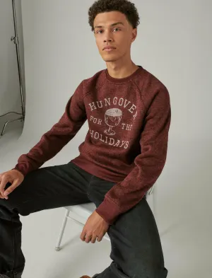 Lucky Brand Los Feliz Fleece Hungover Holidays Crew Port Royale Lucky Brand