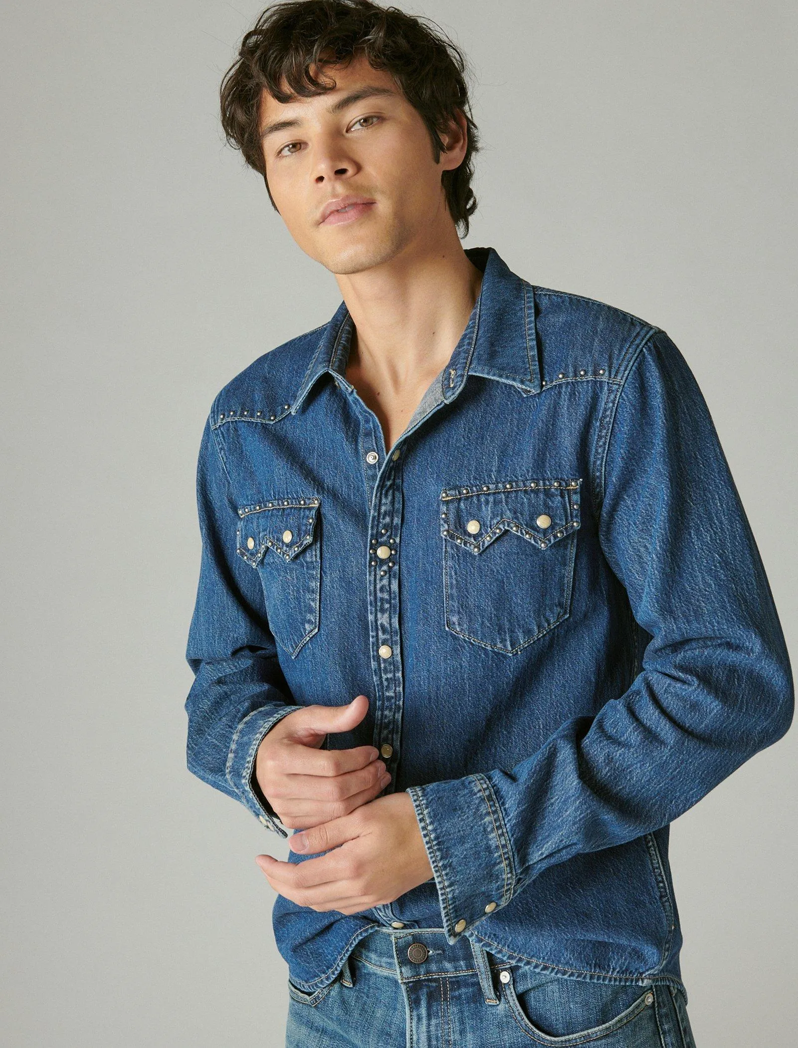 Lucky Brand Lucky Legend Studded Western Shirt Outpost Lucky Brand