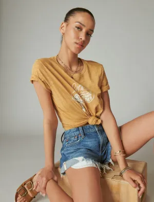 Lucky Brand Lucky Rodeo Classic Crew Honey Mustard Lucky Brand