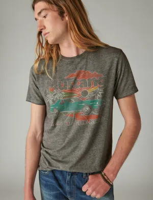 Lucky Brand Mustang King Tee Raven Lucky Brand