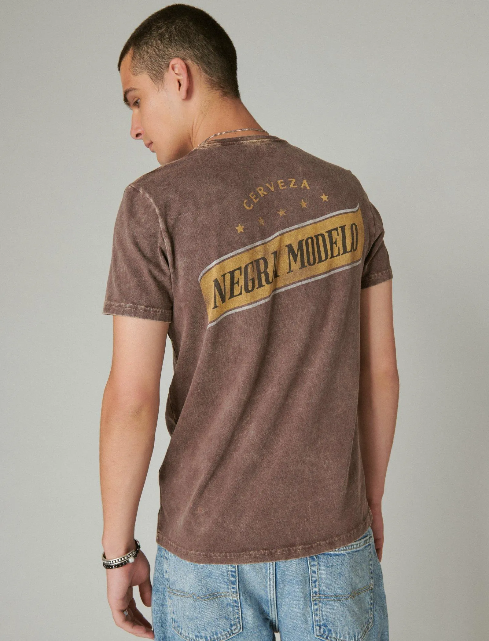 Lucky Brand Negra Modelo Tee Java Lucky Brand