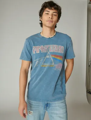 Lucky Brand Pink Floyd Tour Tee Real Teal Lucky Brand