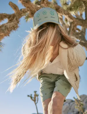 Lucky Brand Super Lucky Trucker Hat Dusty Olive Lucky Brand