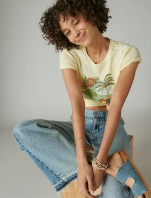 Lucky Brand Tropic Like Its Hot Classic Crew French Vanilla Lucky Brand