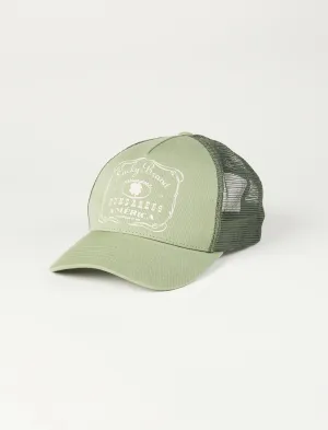 Lucky Brand Vintage Trucker Hat Dusty Olive Lucky Brand