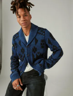 Lucky Brand Yellowstone Cardigan # 419 Indigo Lucky Brand