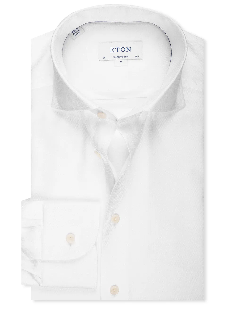 Lyocell Stretch Contemporary Fit Shirt White