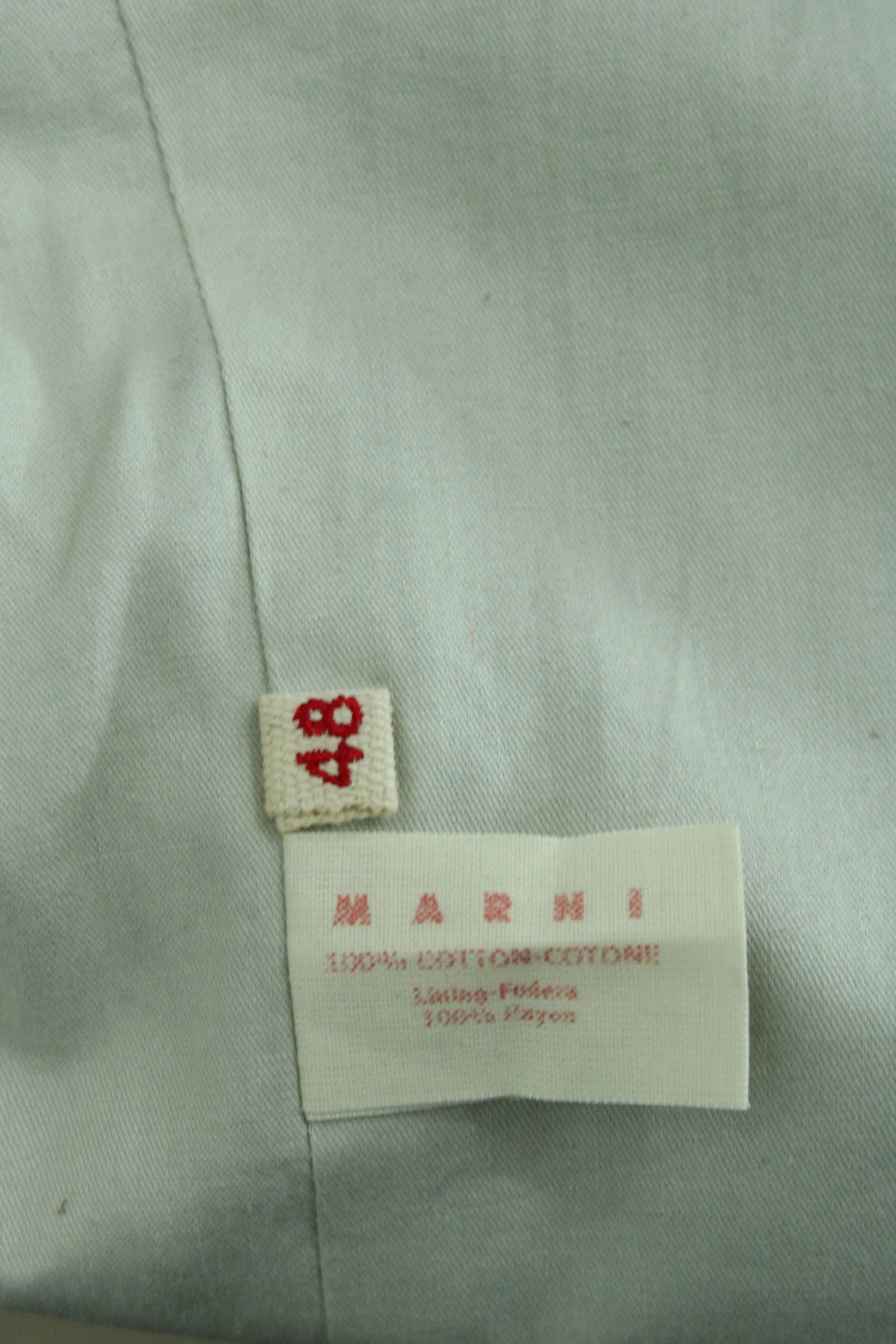 Marni Blazer Suit and Trousers in Grey Cotton