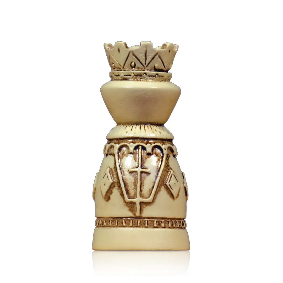 Medieval Chess Set -15 Inch Walnut Chess Board