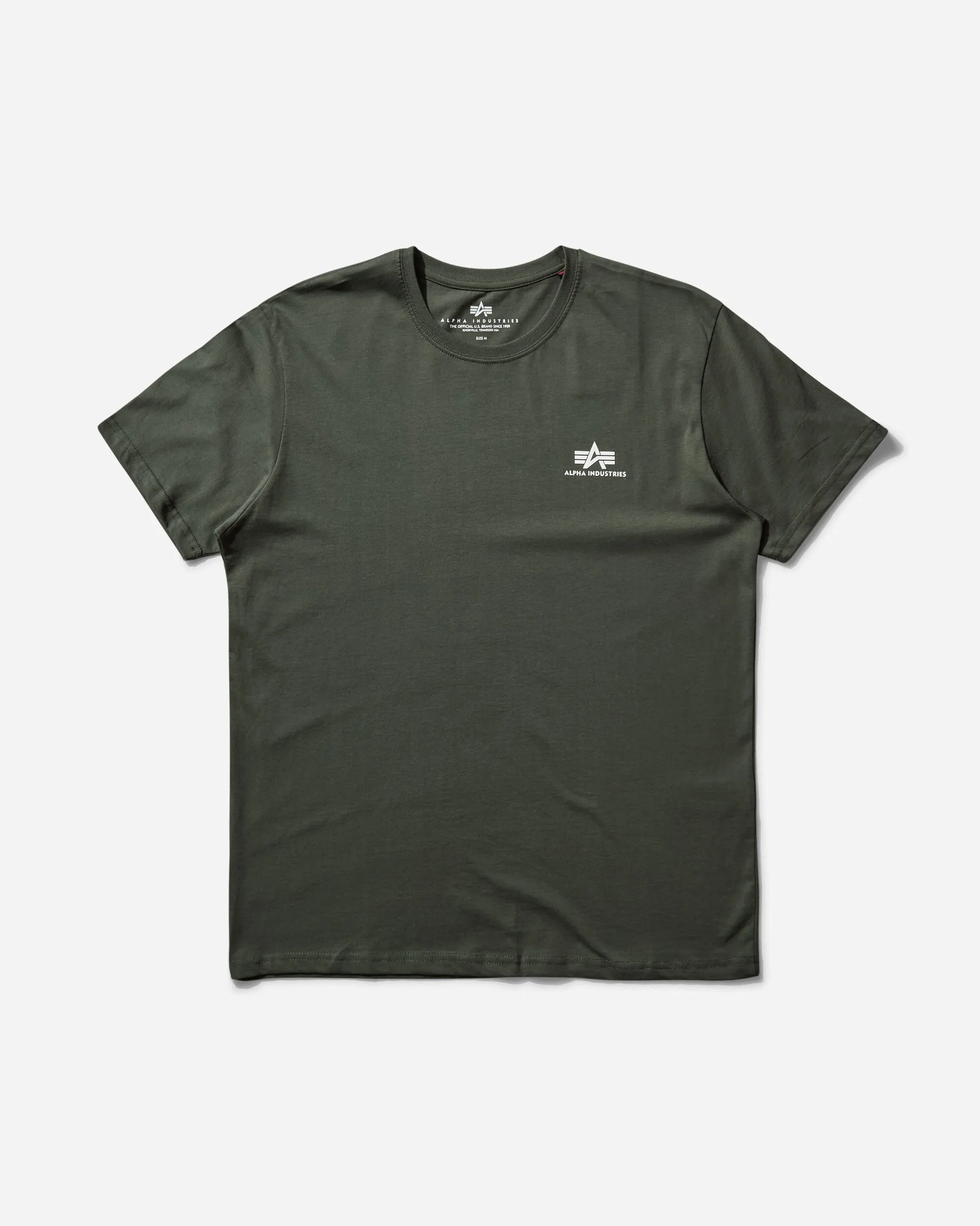 Men's Basic Small Logo T-Shirt Dark Olive