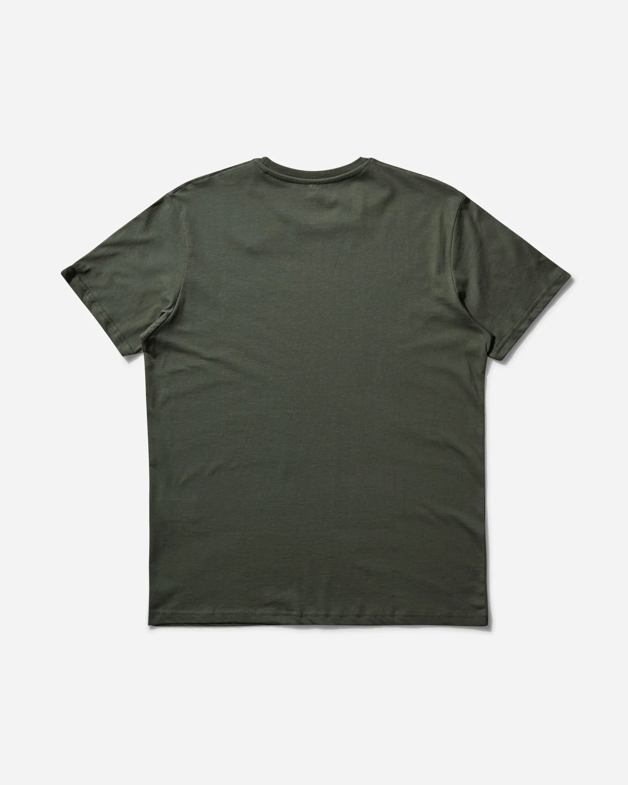 Men's Basic Small Logo T-Shirt Dark Olive