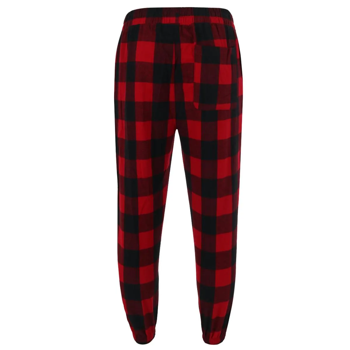 Men's Big & Tall Flannel Plaid Jogger Pant