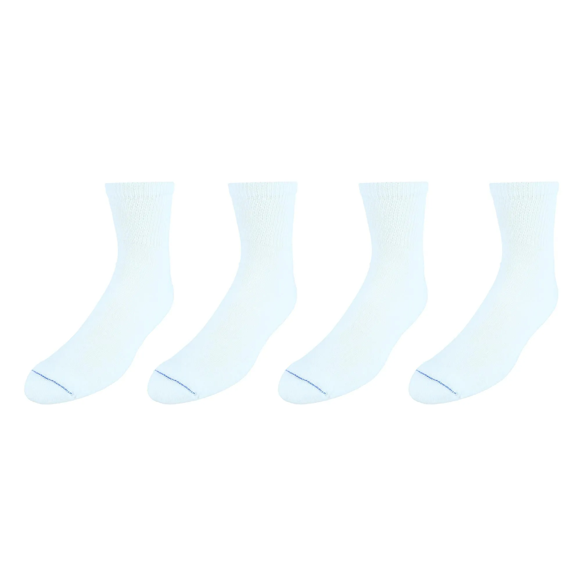 Men's Big and Tall Circulatory Quarter Socks (4 Pair Pack)