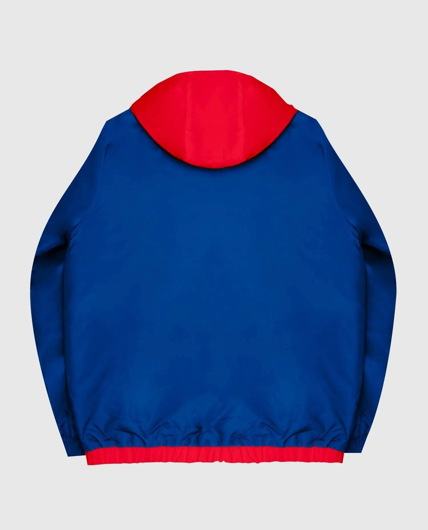 Men's Chicago Cubs Hooded Nylon Full Zip Jacket In Blue