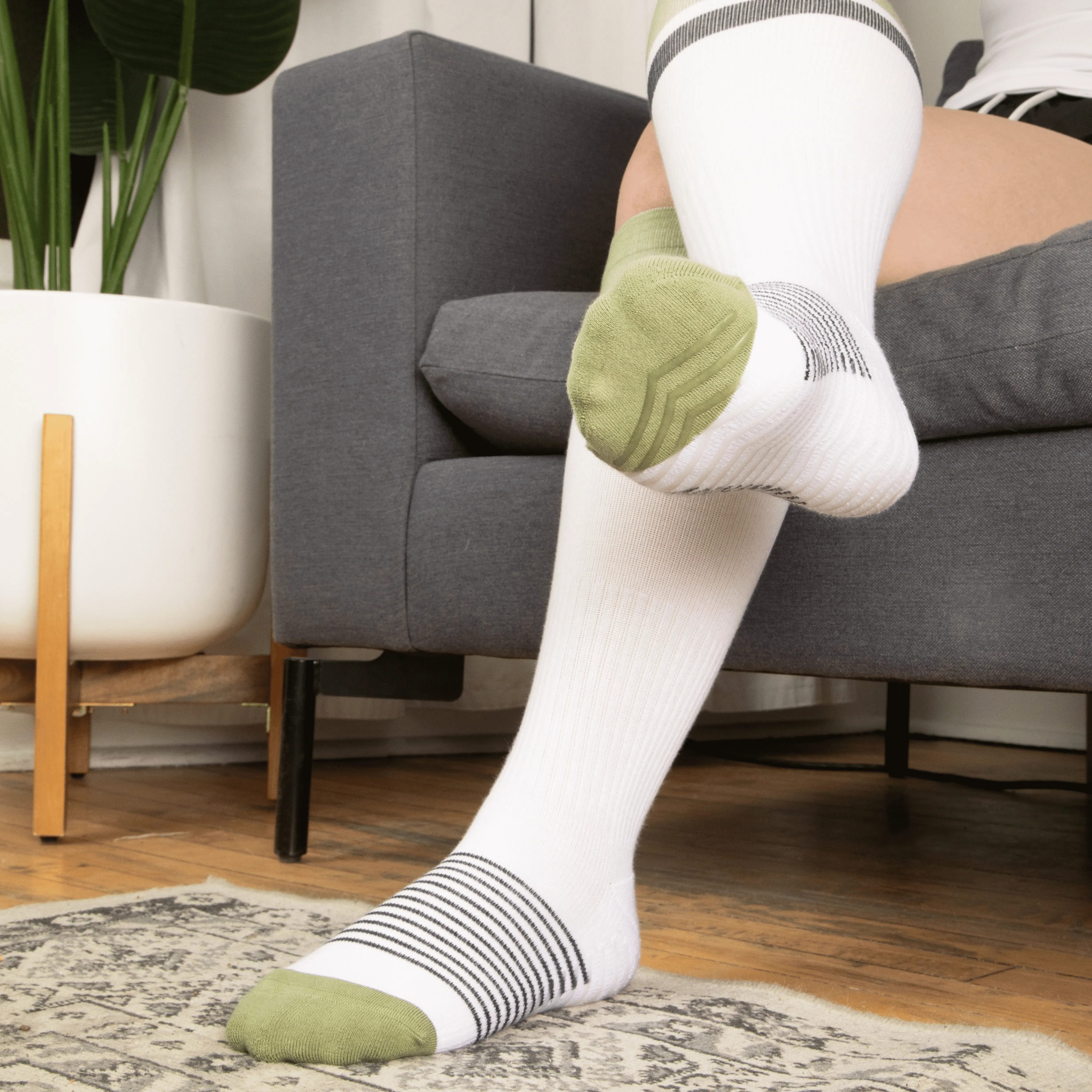 Men's Compression Socks with Grips