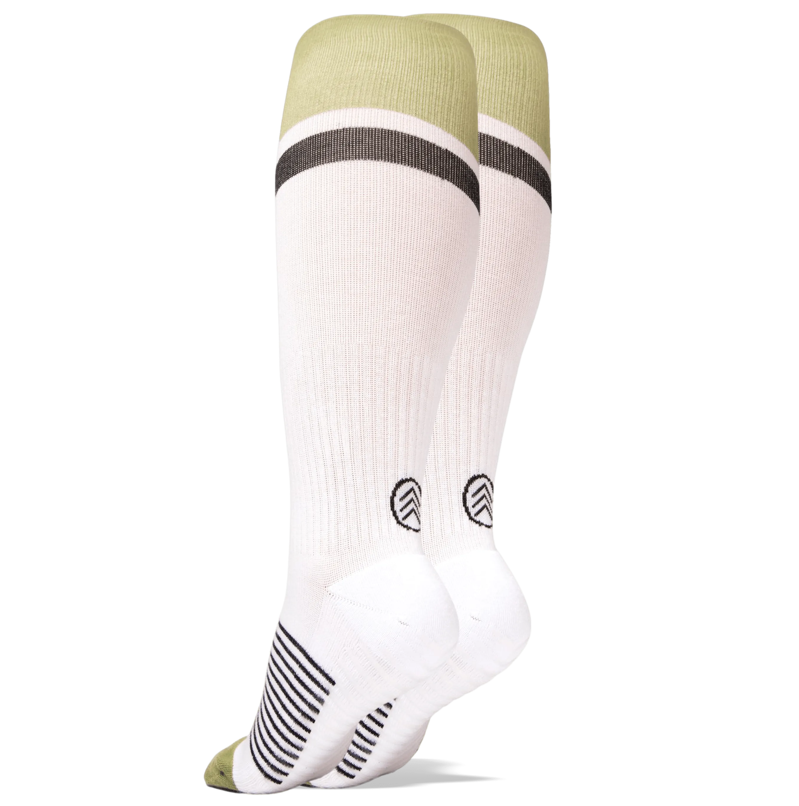Men's Extended Size Compression Socks with Grips (Pack of 2)