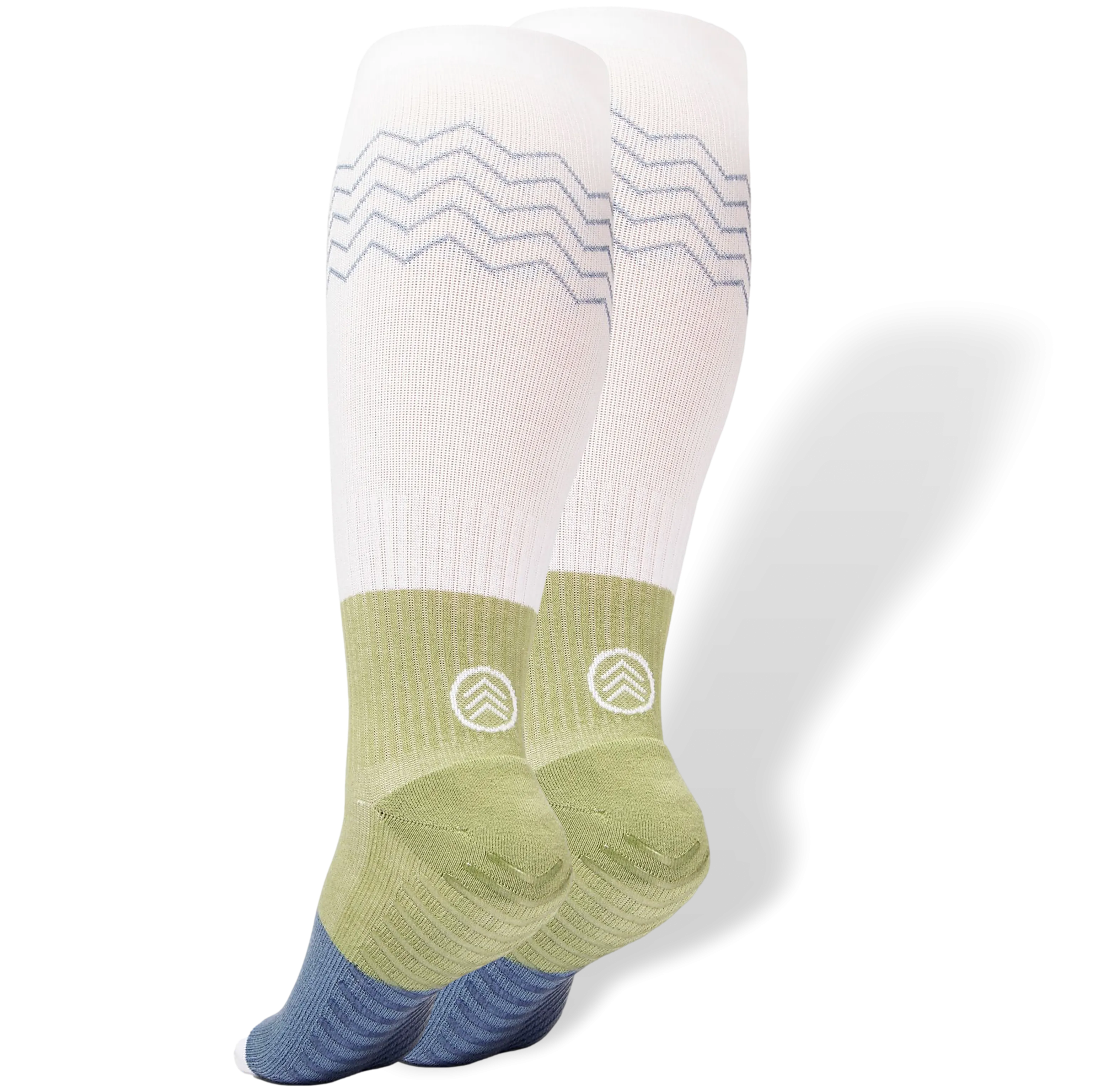 Men's Extended Size Compression Socks with Grips (Pack of 2)