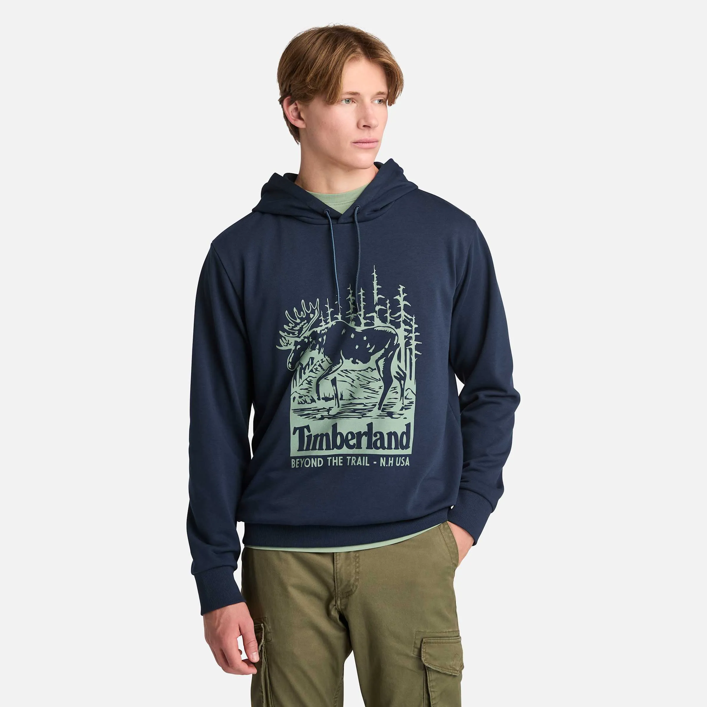 Men's Graphic Loopback Hoodie