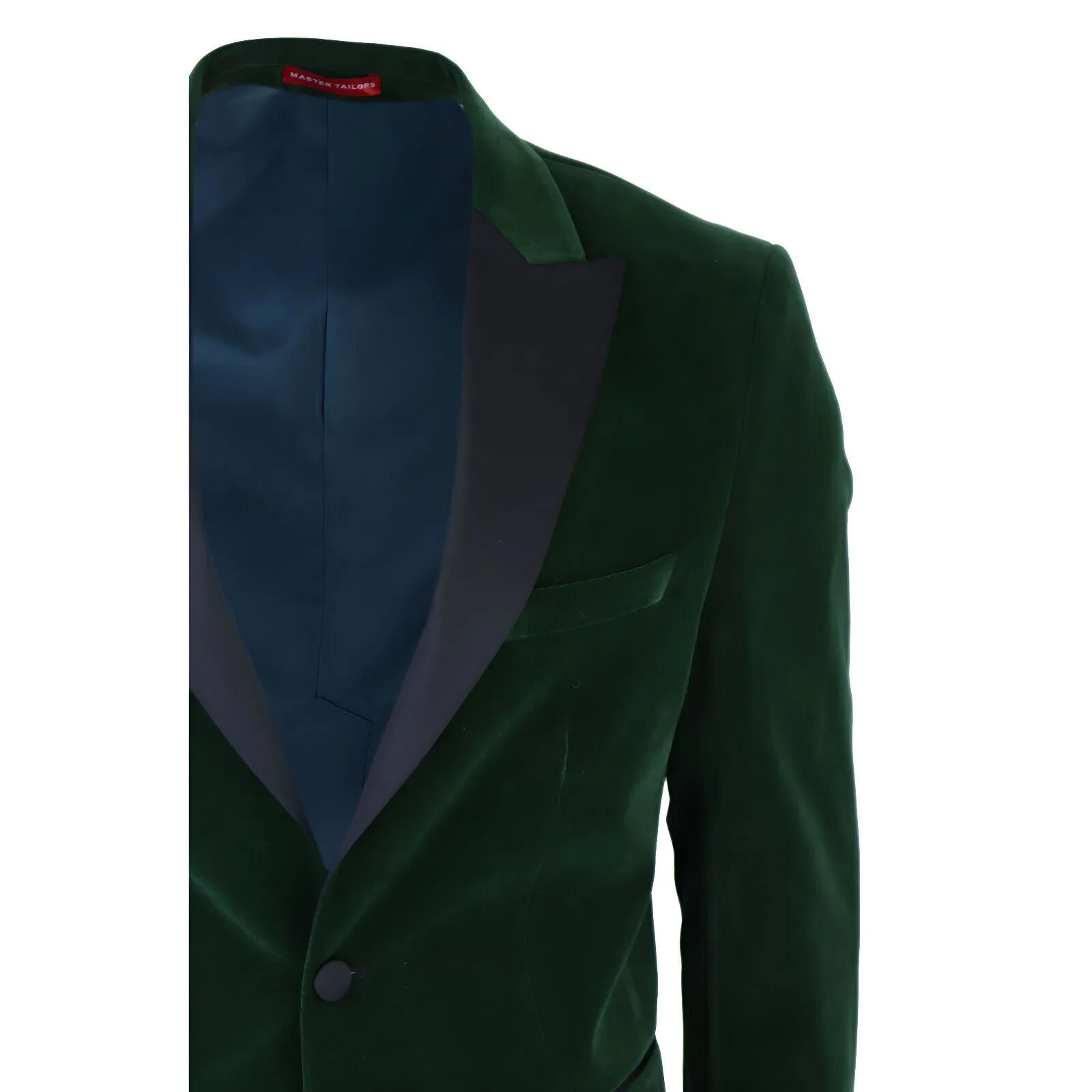 Mens Green Velvet Dinner Tuxedo Suit Jacket Blazer