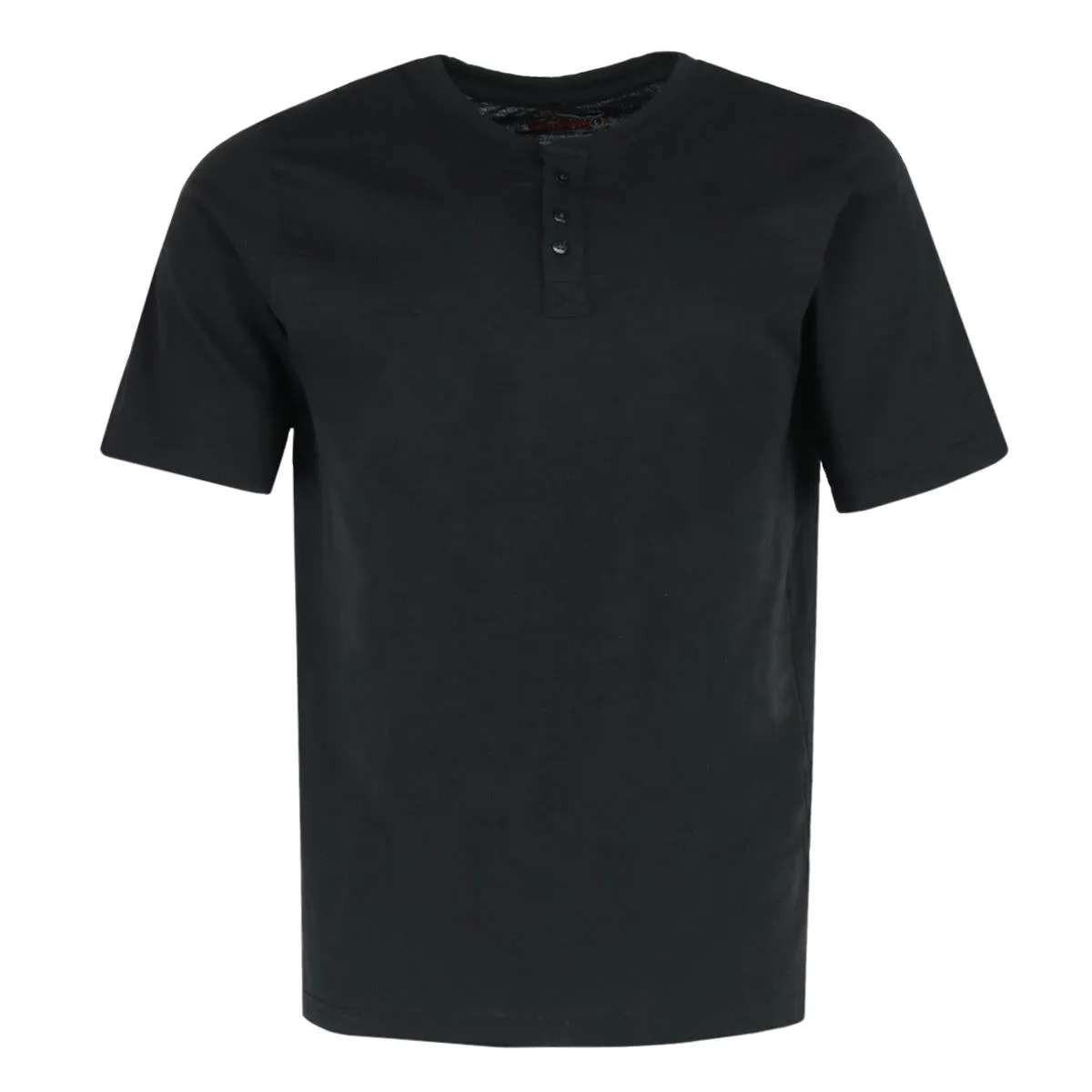 Men's Henley Short Sleeve and Plaid Pajama Pant Set