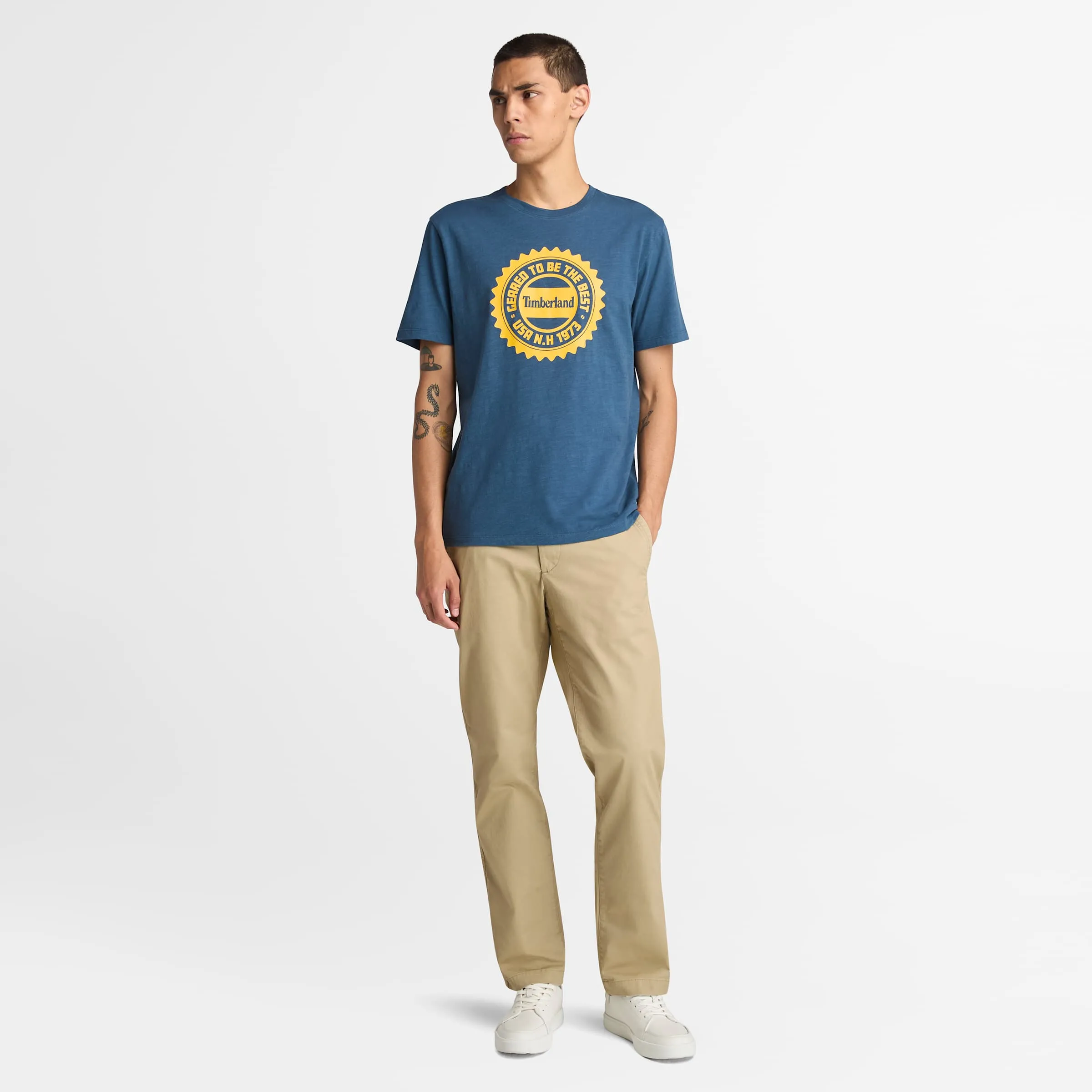 Men's Logo Short-Sleeve Slub T-Shirt