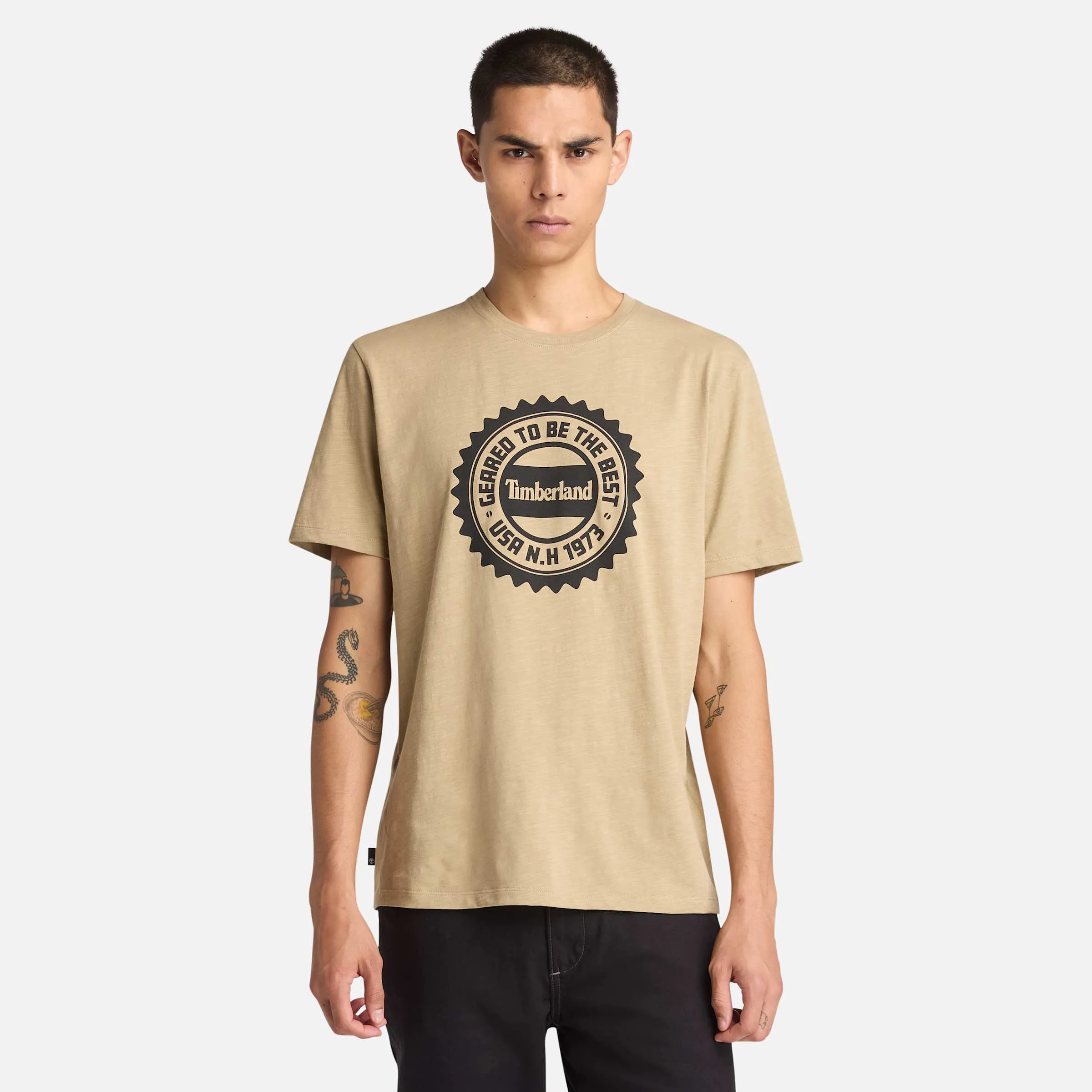 Men's Logo Short-Sleeve Slub T-Shirt