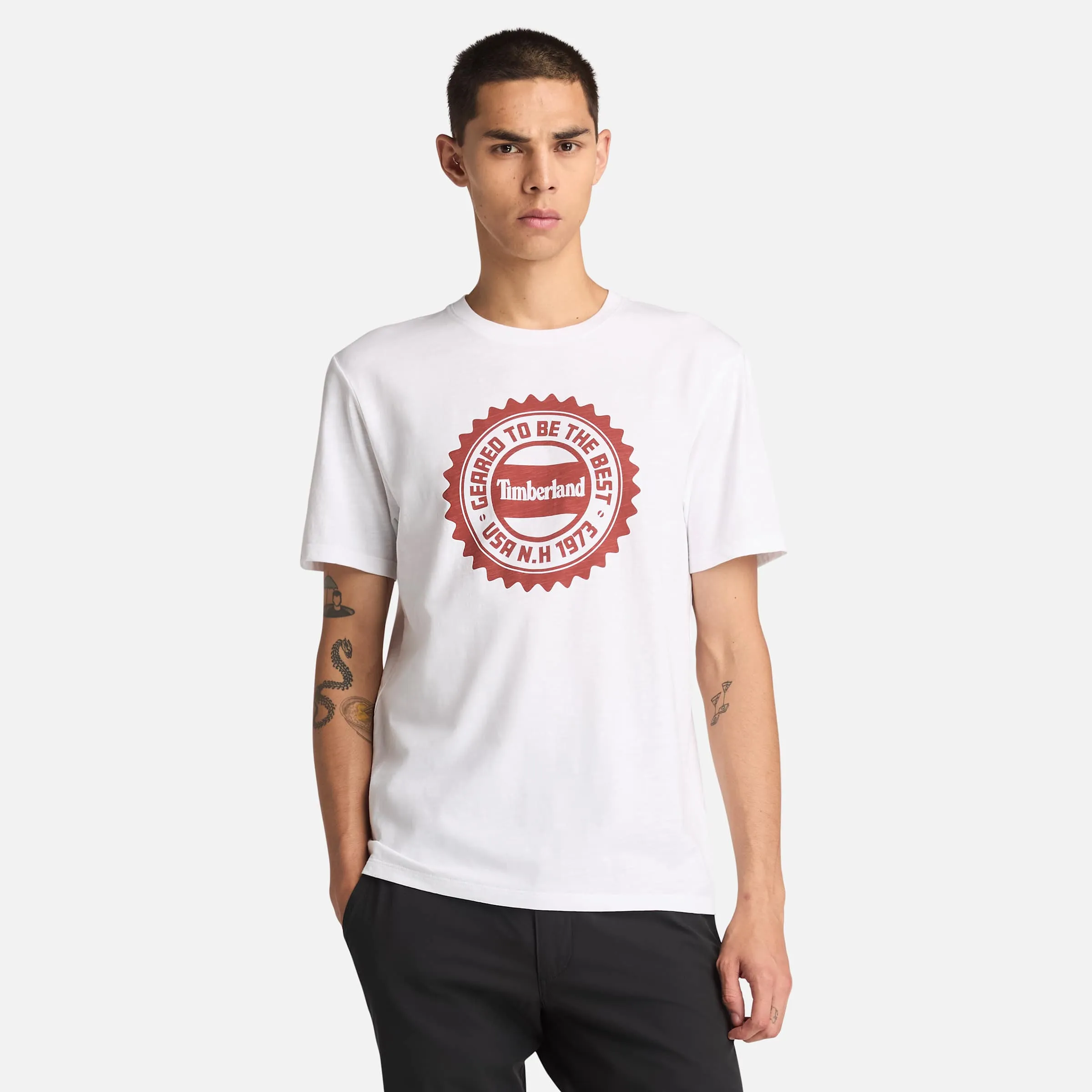 Men's Logo Short-Sleeve Slub T-Shirt