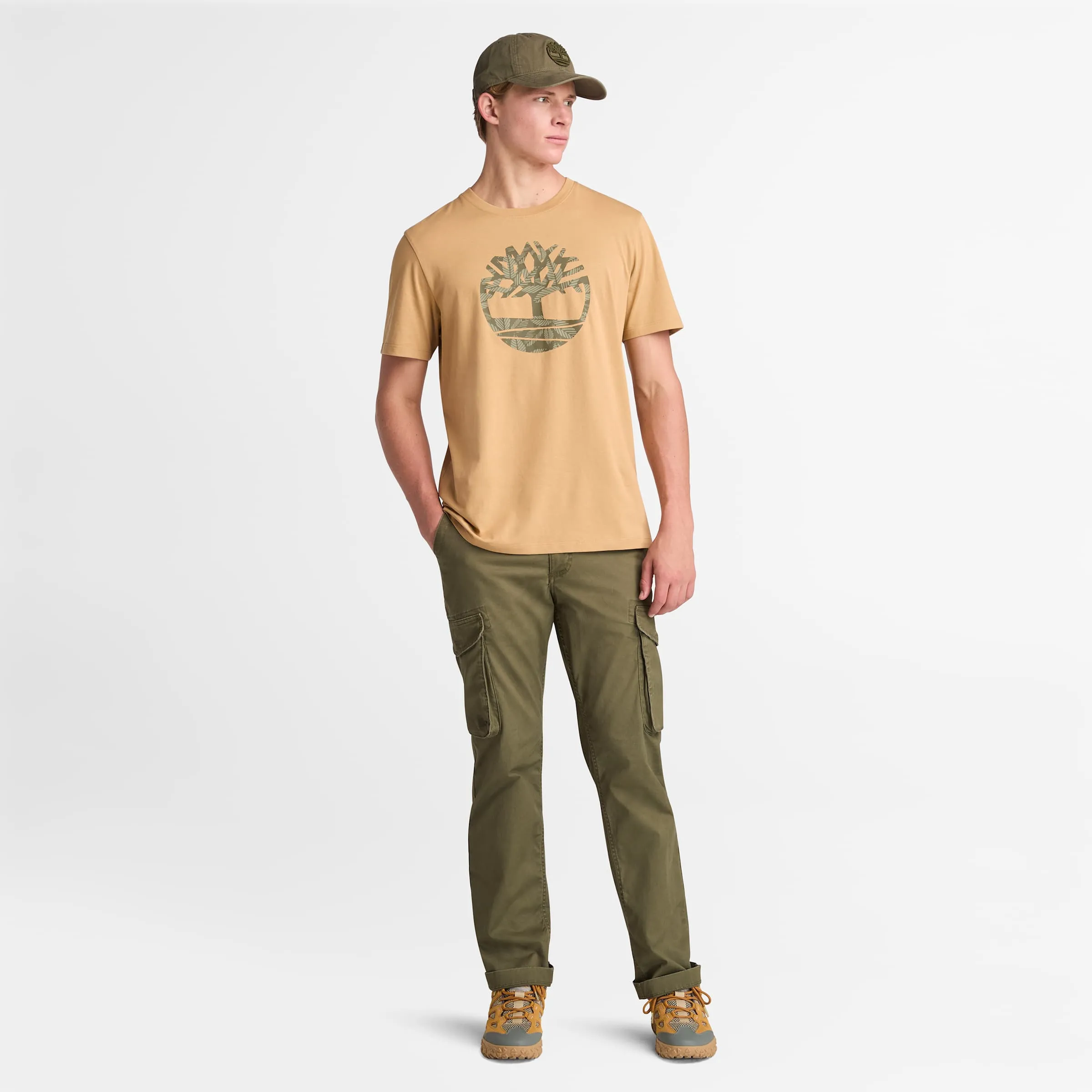 Men's Northwood Floral Tree Logo Short-Sleeve T-Shirt