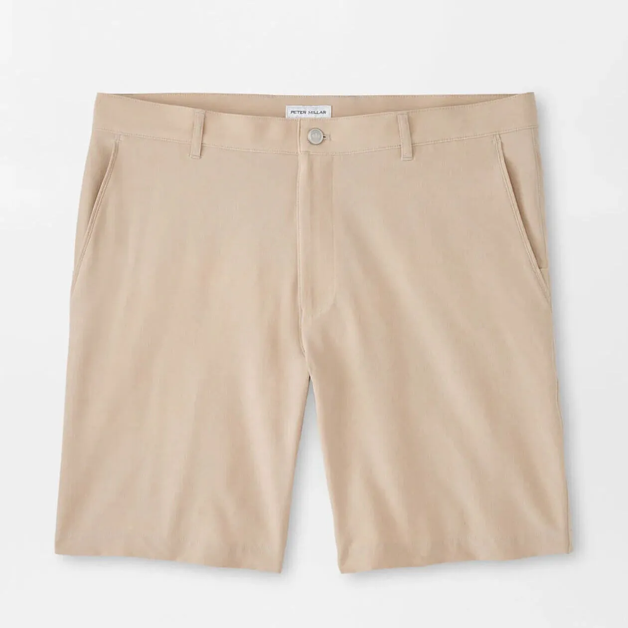 Mens Peter Millar Peter Millar 9-Inch Shackleford Performance Hybrid Shorts - Beech Wood*