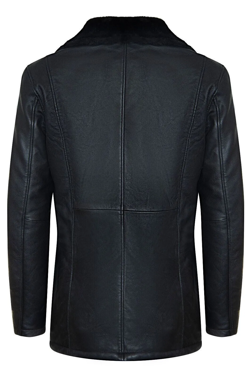 Mens Reefer Leather Jacket - Tadcaster