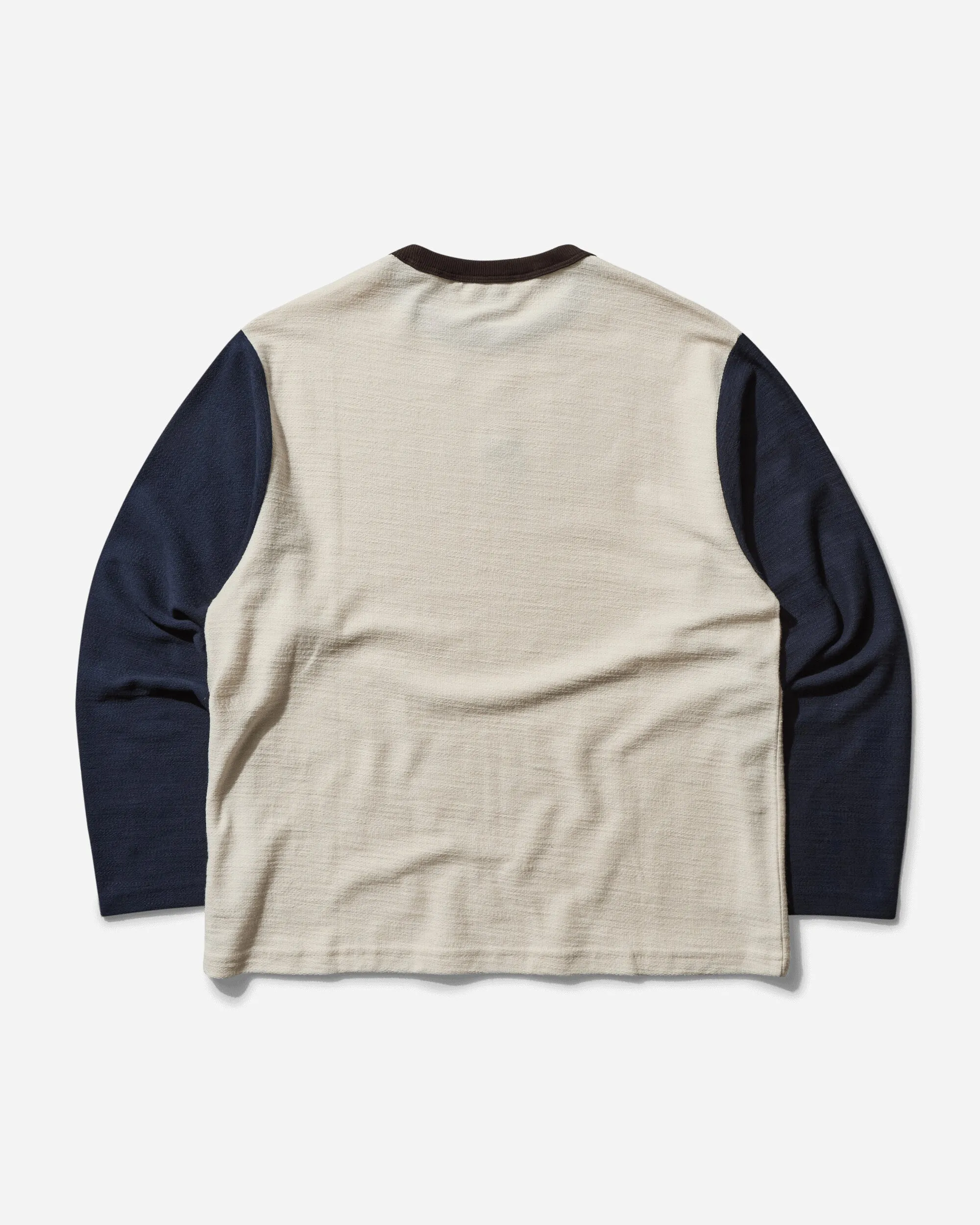 Men's Slubby Longsleeve Baseball T-Shirt Natural