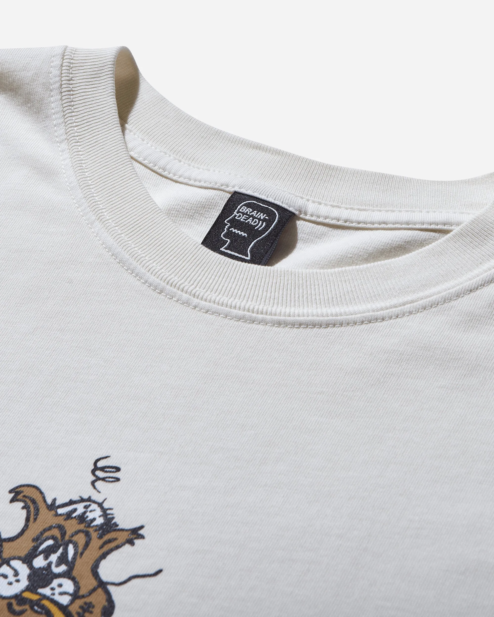 Men's Trash Cat T-Shirt Natural