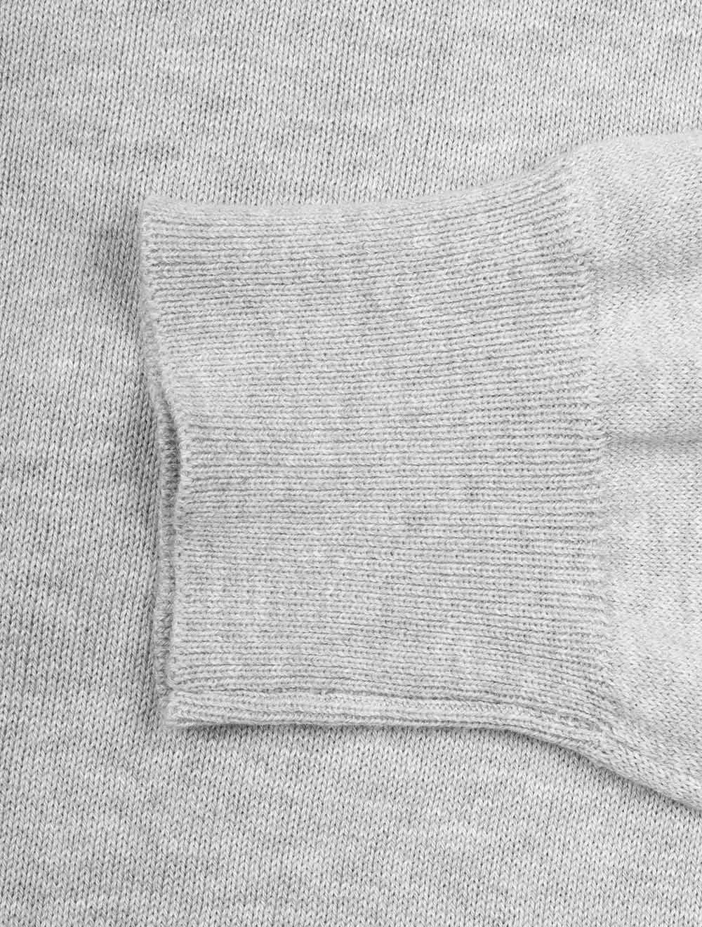 Merino Long Sleeve Polo Grey