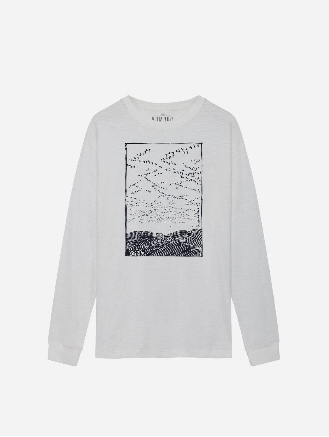 Migration Men's Organic Cotton T-Shirt | White