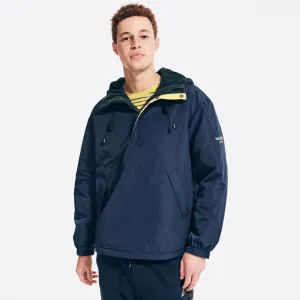 Nautica Men's Sustainably Crafted Reversible Anorak Jacket Navy Nautica
