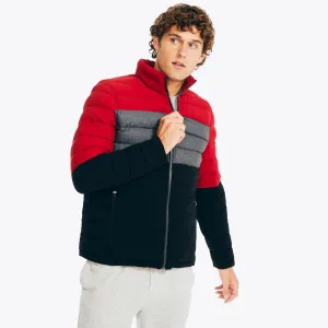 Nautica Men's Sustainably Crafted Reversible Quilted Jacket Nautica Red Nautica