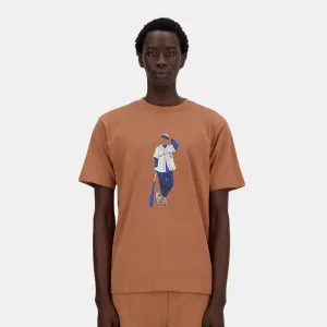 New Balance Athletics Baseball T-Shirt Walnut