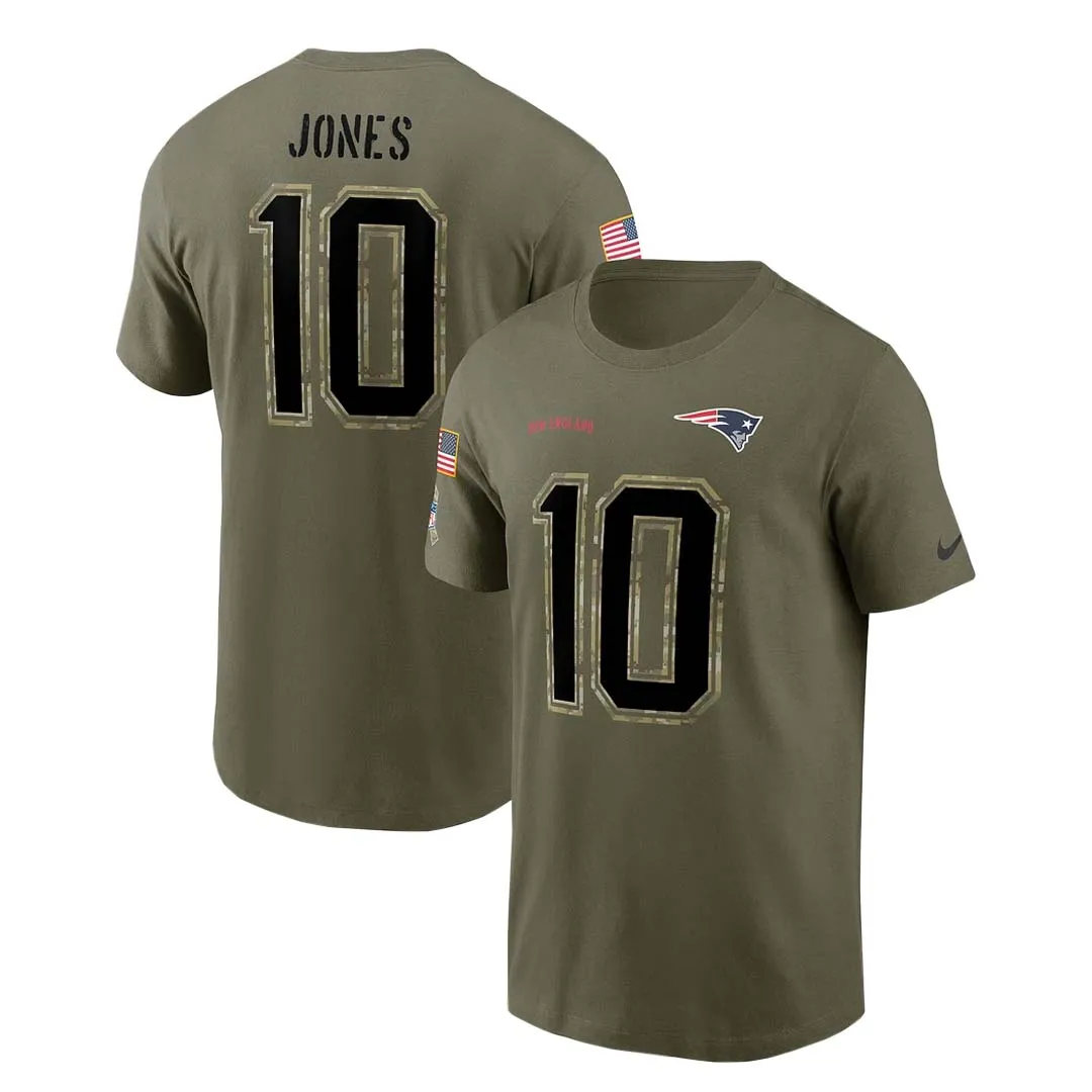 NFL - Men's New England Patriots Mac Jones Salute to Service T-Shirt (N199 2DH F3L 001)
