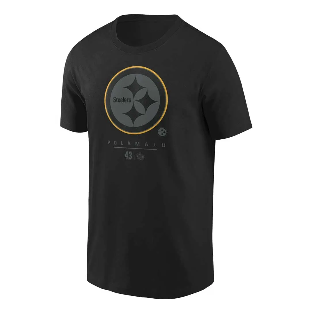 NFL - Men's Pittsburgh Steelers Troy Polamalu Short Sleeve T-Shirt (QF6E 127A W6M 000)