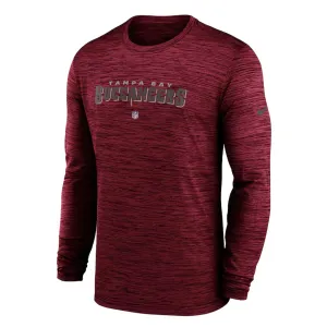 NFL - Men's Tampa Bay Buccaneers Sideline Team Velocity Performance Long Sleeve T-Shirt (00KX 6DL 8B 078)