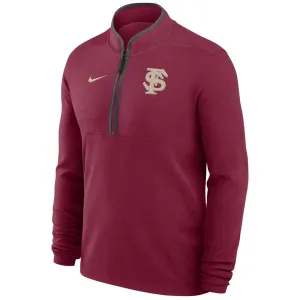Nike Men's Interlocking FS Victory Baseball Half-Zip - Garnet