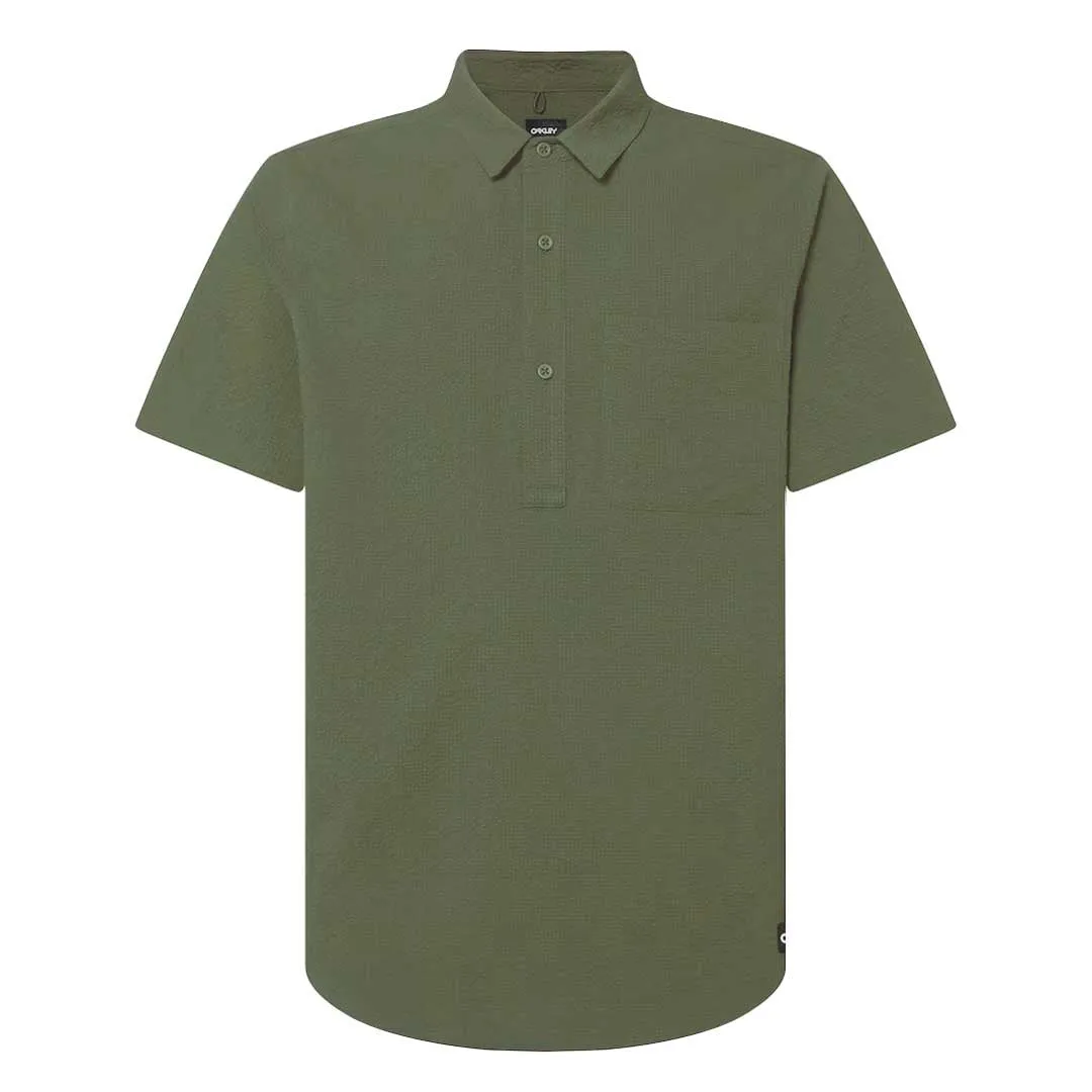 Oakley - Men's Porto Rc Short Sleeve Button Down Shirt (FOA404440 86L)