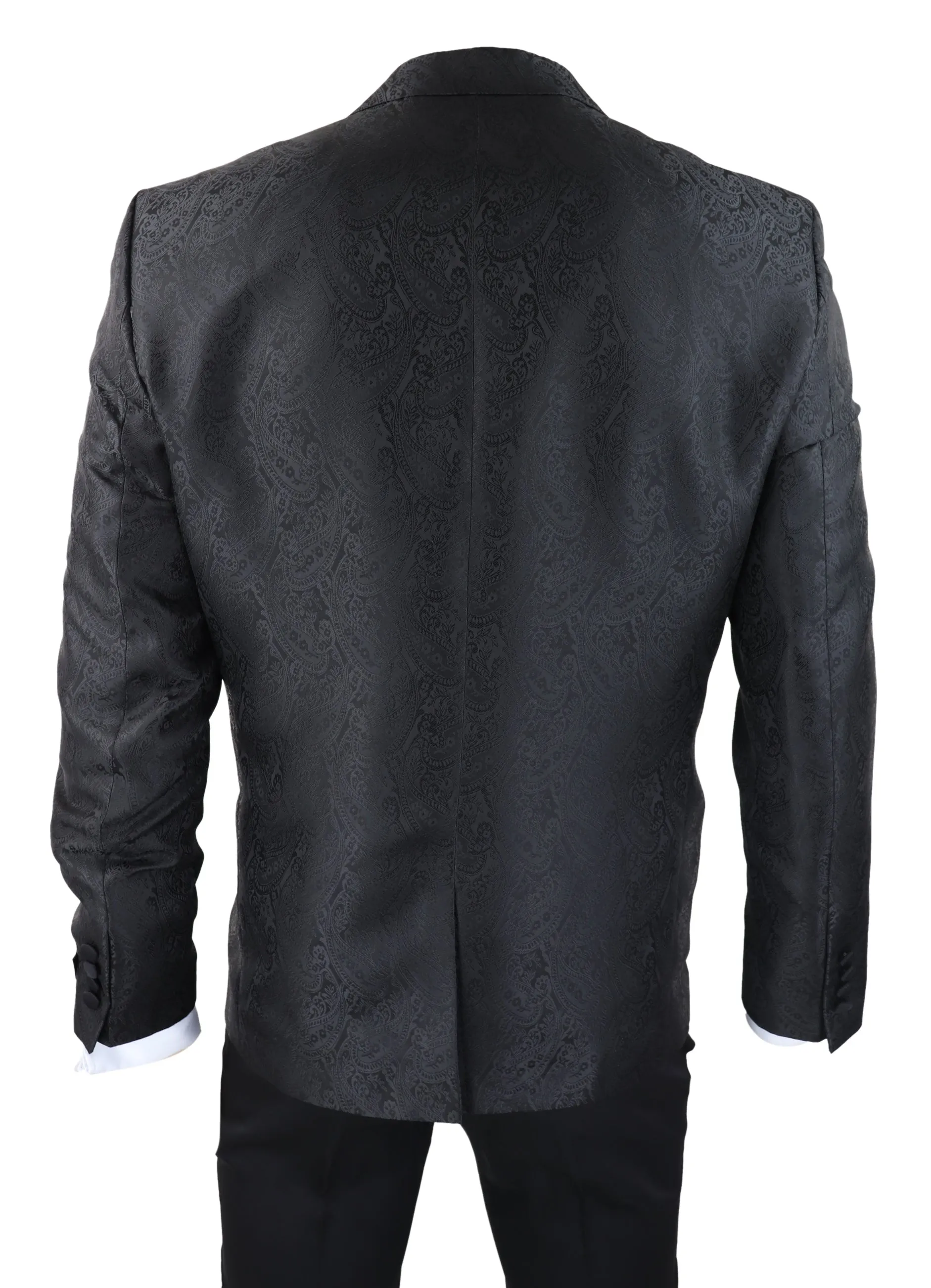 Paisley Tuxedo Blazer Waistcoat Jacket