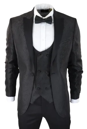 Paisley Tuxedo Blazer Waistcoat Jacket